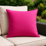 Wrap Outdoor Cushion Cover 17" x 17" - Pink