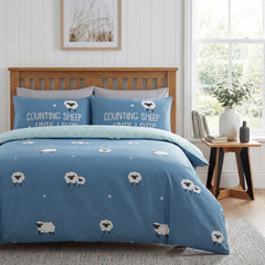 So Soft Counting Sheep Blue Duvet Cover Bedding Set