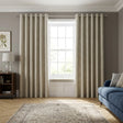 Vogue Thermal Eyelet Dimout Curtains - Cream