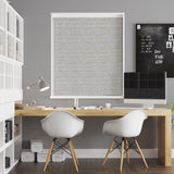 Dot Dot Ochre Made To Measure Roman Blind by Style Furnishings