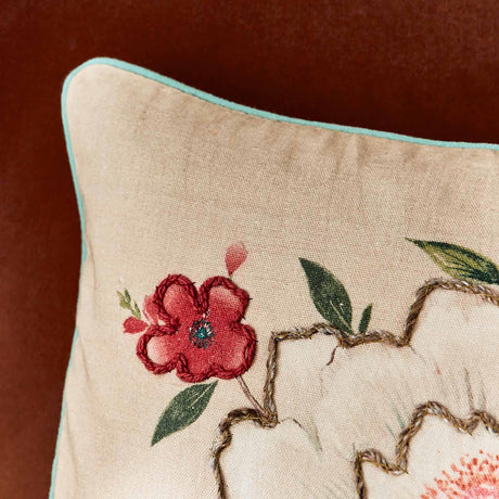 Pippa Floral Birds Cushion Cover by Catherine Lansfield