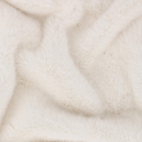 Stanza Faux Fur Throw Blanket 130cm x 180cm by Paoletti