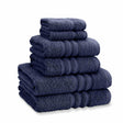 Catherine Lansfield Zero Twist 6 Piece Cotton Towel Bale Set 500GSM - Navy