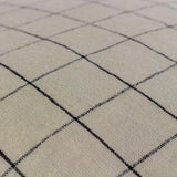 Linen Grid Check Cushion Cover 20" x 20" (50cm x 50cm) by Yard