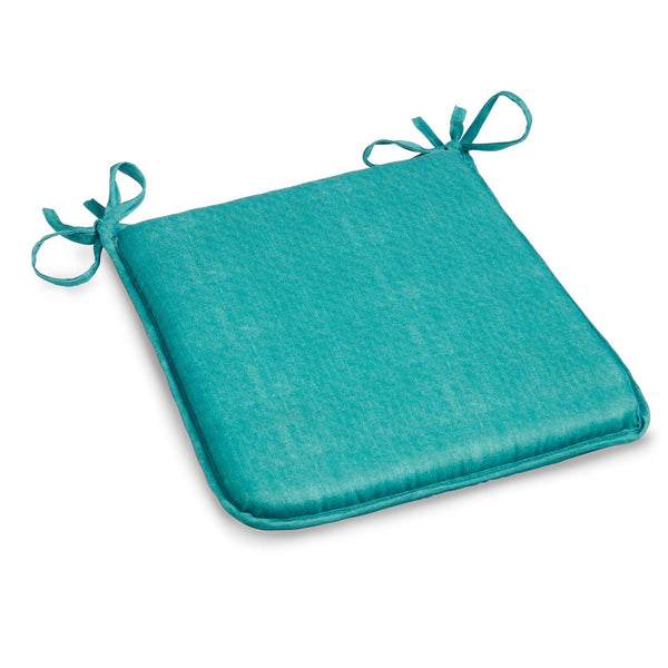 Plain Green Square Water Resistant Seat Pad - Ideal