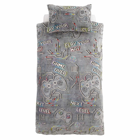 Game Over Fleece Duvet Cover Set by Catherine Lansfield