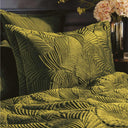 Palmeria Quilted Velvet Pillowcase by Paoletti