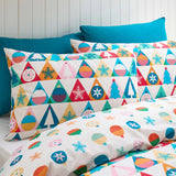 Christmas Geo Duvet Cover Set by Catherine Lansfield