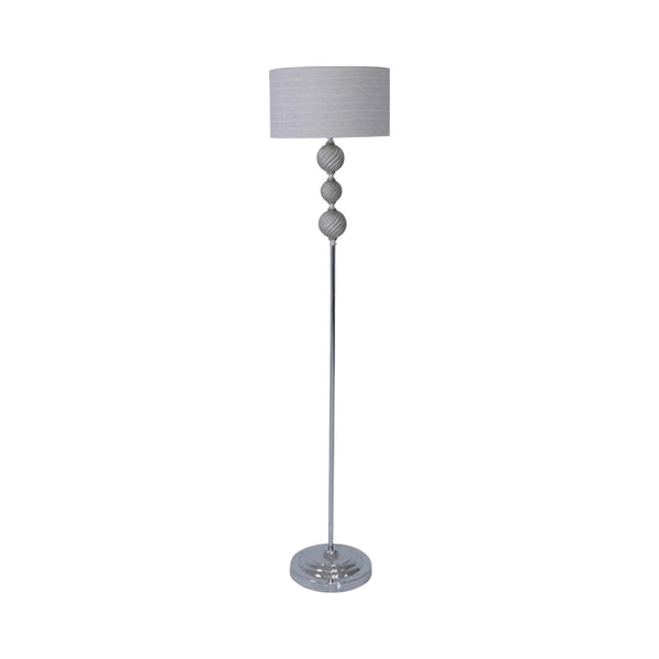 Bauble Grey Ball Detail Floor Lamp