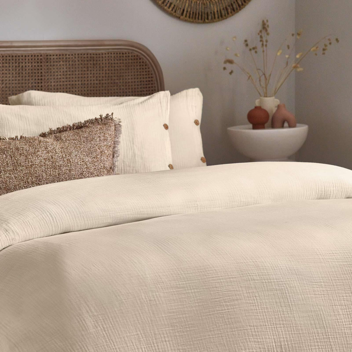 Lark Cotton Muslin Duvet Cover Set by Yard