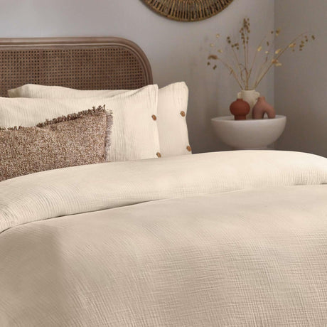 Lark Cotton Muslin Duvet Cover Set by Yard