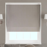 Pencil Stripe Pebble Made To Measure Roman Blind by Style Furnishings