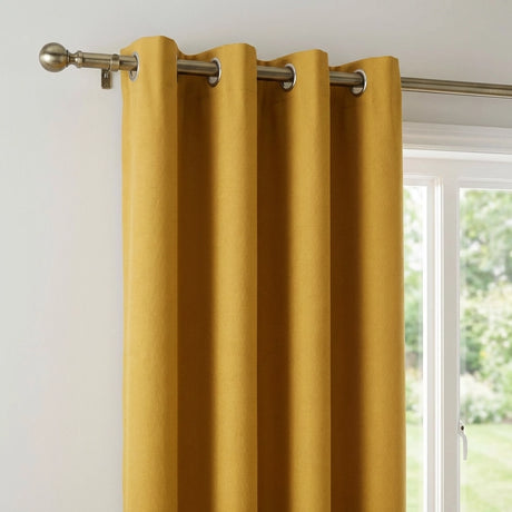 Sorbonne Cotton Lined Ready Made Eyelet Curtains 33