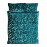 Paloma Velvet Duvet Cover Set - Emerald image 2
