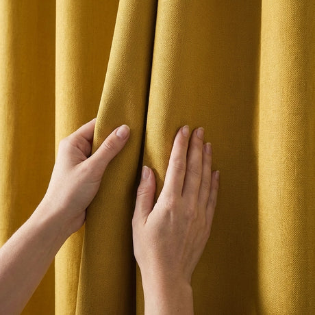 Sorbonne Cotton Lined Ready Made Eyelet Curtains 32