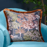 Woodlands Tapestry Cushion Cover 22" x 22" (55cm x 55cm) - Navy