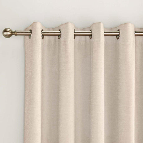 Savoy Chenille Blackout Eyelet Door Curtain by Enhanced Living