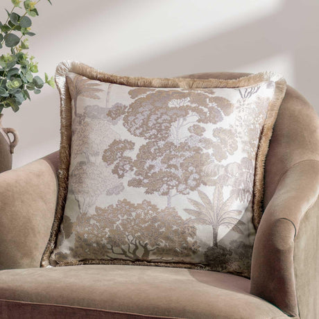 Woodlands Tapestry Cushion Cover 22" x 22" (55cm x 55cm) - Natural