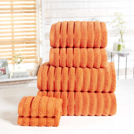 Ribbed 600gsm Towel Bale Set - 2 Piece and 6 Piece by Rapport Home