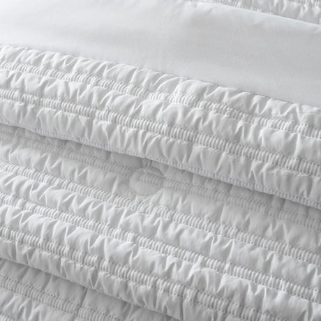 Catherine Lansfield Lennon Stripe Bedspread 220cm x 220cm 9