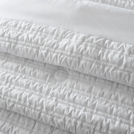 Catherine Lansfield Lennon Stripe Bedspread 220cm x 220cm 9