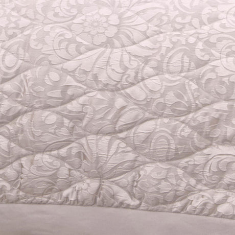 Worcester Jacquard Bedspread Silver by Appletree Heritage