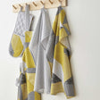 Catherine Lansfield Larsson Geo Geometric Ochre Tea Towel