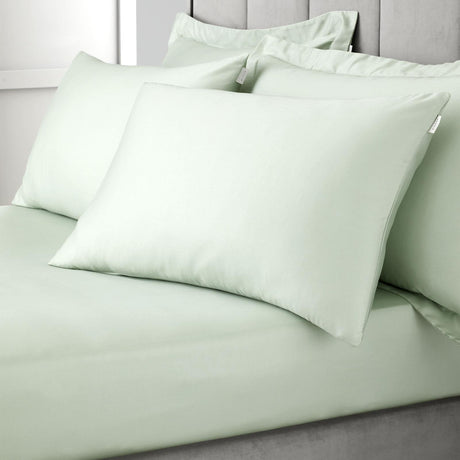 400 Thread Count Cotton Sateen Fitted Sheet 36cm Deep by Bianca