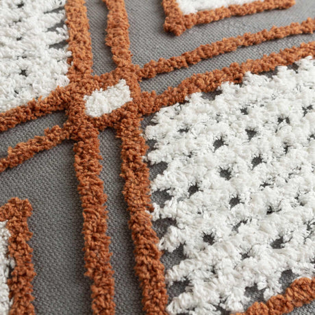 Aquene Tufted Tasselled Cushion Cover 20" x 20" by furn.