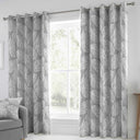 Matteo Leaf Eyelet Curtains by Fusion