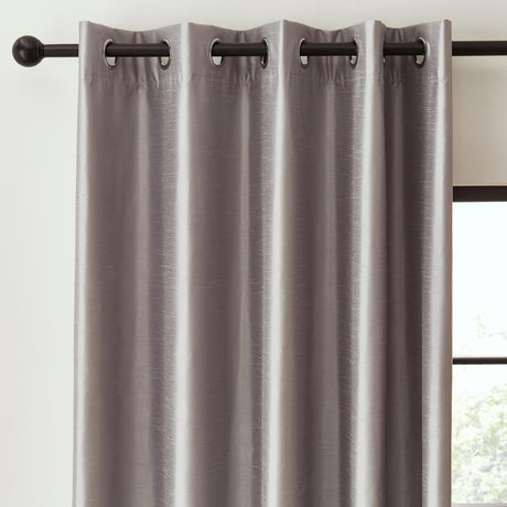 Catherine Lansfield Blackout Eyelet Curtains Ready Made