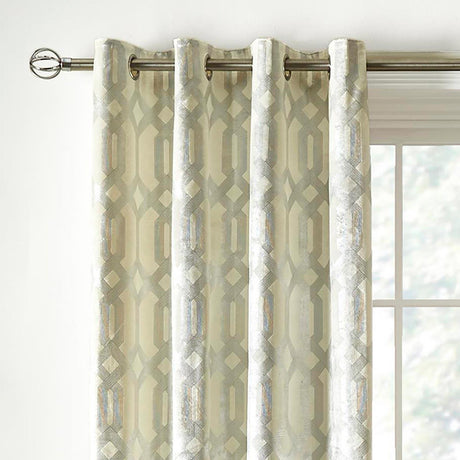 Darla Velvet Eyelet Curtains by Curtina