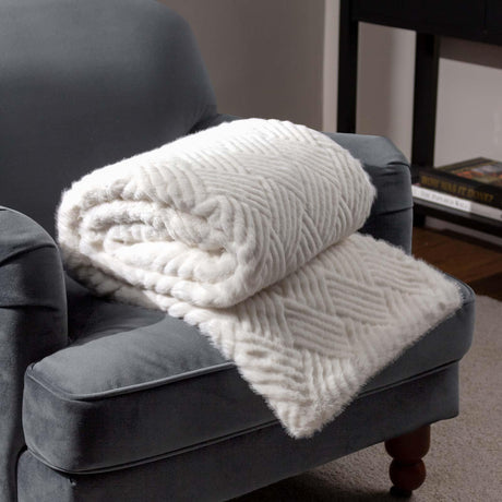 Sonnet Faux Fur Throw 130cm x 180cm by Paoletti