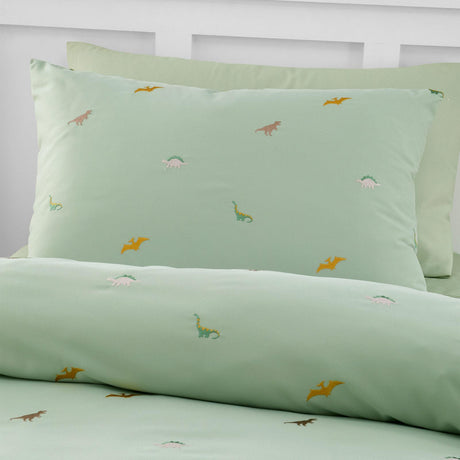 Embroidered Dinosaur Duvet Cover Set by Catherine Lansfield