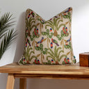 Akamba Tropical Birds and Palm Trees Cushion Covers by Wylder Tropics