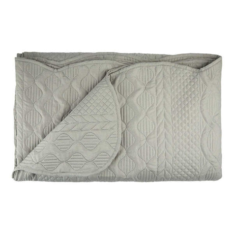 Aran Textured Bedspread Set by Emma Barclay