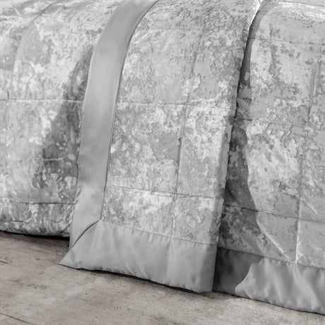 Crushed Velvet Bedspread 220cm x 220cm by Catherine Lansfield