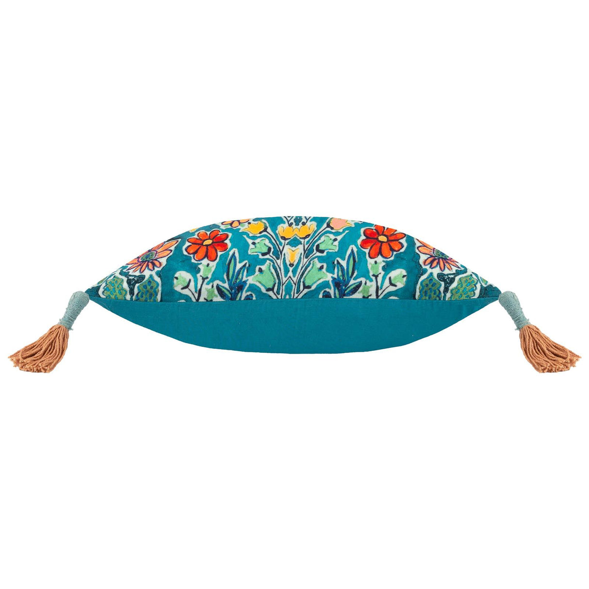 Adeline Floral Tasselled Cushion Cover by Wylder