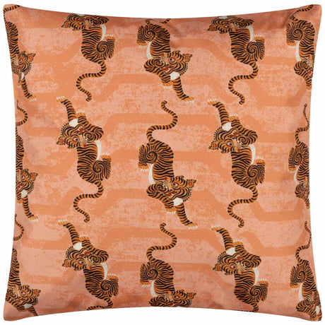 Tibetan Tiger Coral Outdoor Cushion Cover 17" x 17" by furn.
