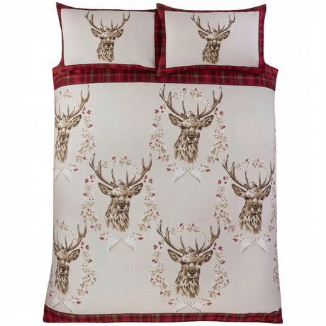 Angus Stag Flannelette Duvet Cover Set 10