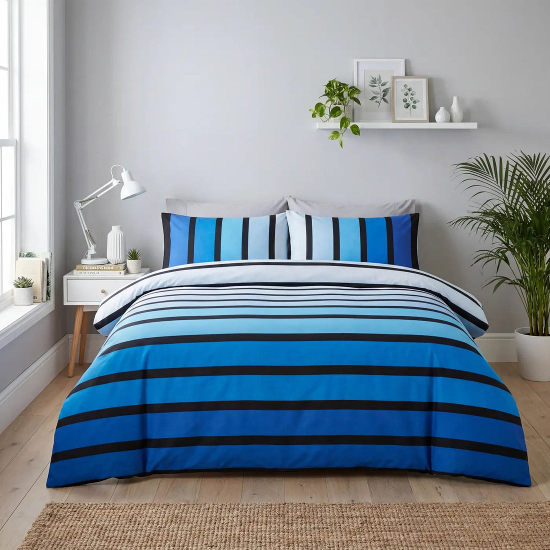 Soho Blue Duvet Cover Bedding Set