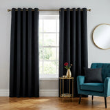 Strata Thermal Dim Out Woven Eyelet Curtains Pair 31