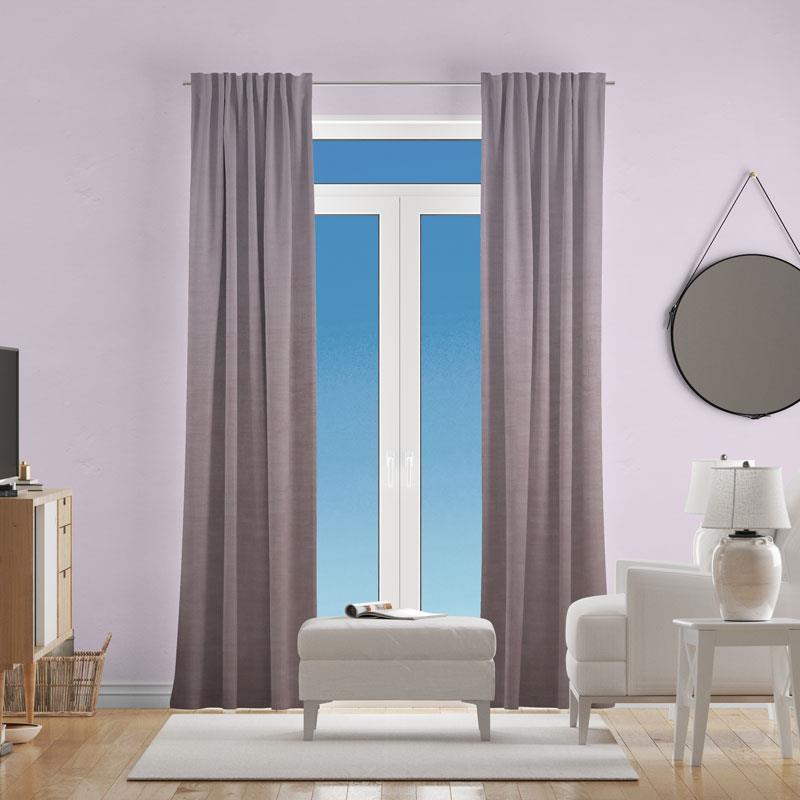 Azurite Blush Made To Measure Curtains by Style Furnishings