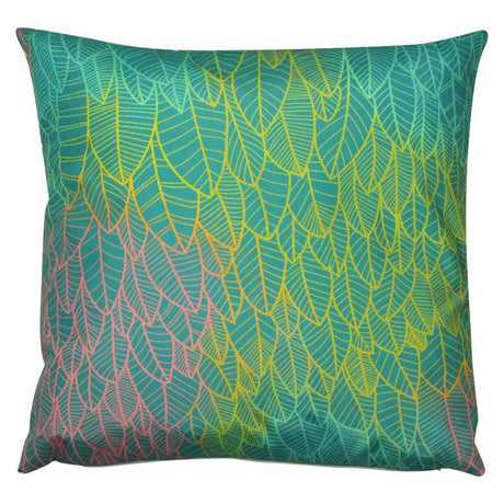 Hummingbird Blue Outdoor Cushion Cover 17" x 17" by Evans Lichfield