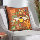 Hawthorn Bee Cushion Cover 17" x 17" (43cm x 43cm) by Evans Lichfield