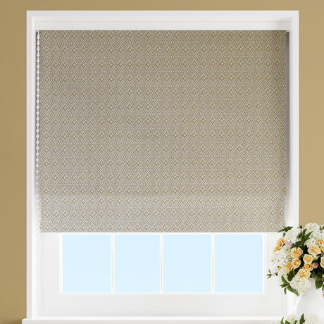 Aztec Ochre Made To Measure Roman Blind by Style Furnishings