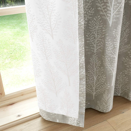 Alder Trees Eyelet Curtains by Catherine Lansfield