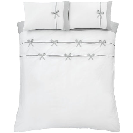Milo Bow Duvet Cover Set by Catherine Lansfield