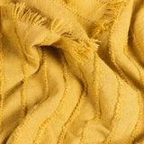 Hazie Woven Fringed Throw Blanket 130cm x 180cm by furn.