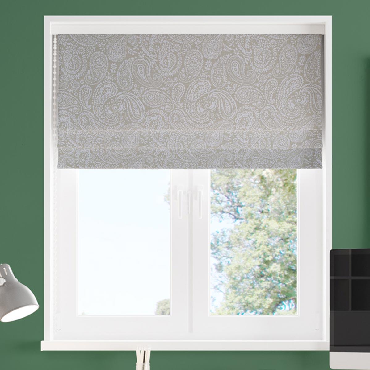 Langden Linen Made To Measure Roman Blind by Style Furnishings
